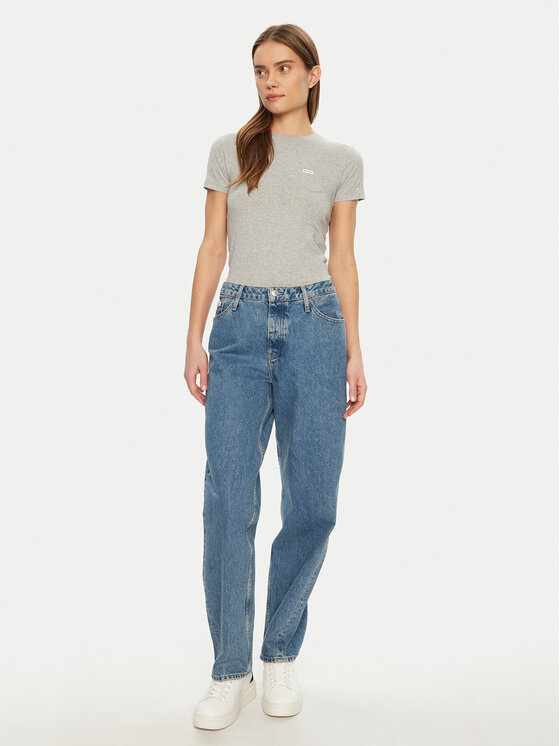 Guess Jeans Guess Jeans Футболка W5RI52 J1314 Сірий Regular Fit