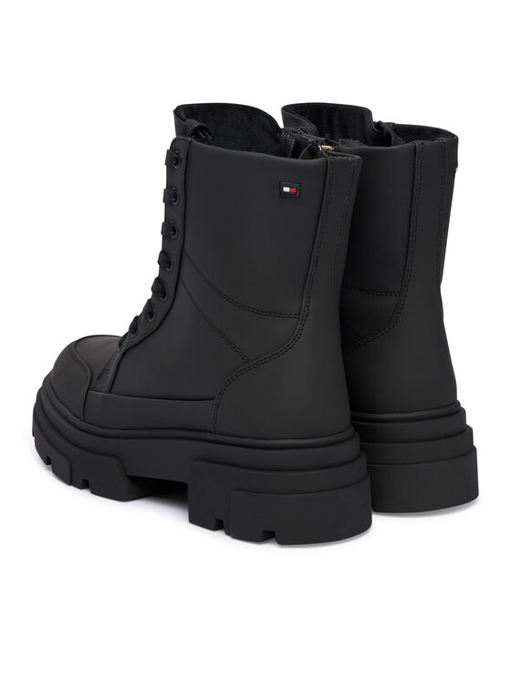 Tommy Hilfiger Polacchine Tommy Hilfiger Tommytech Water Repellent Laceup FW0FW09161 Nero