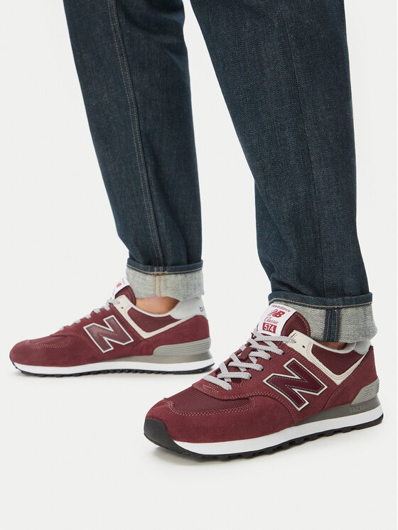 New Balance Sneakersy New Balance ML574EVM Bordowy