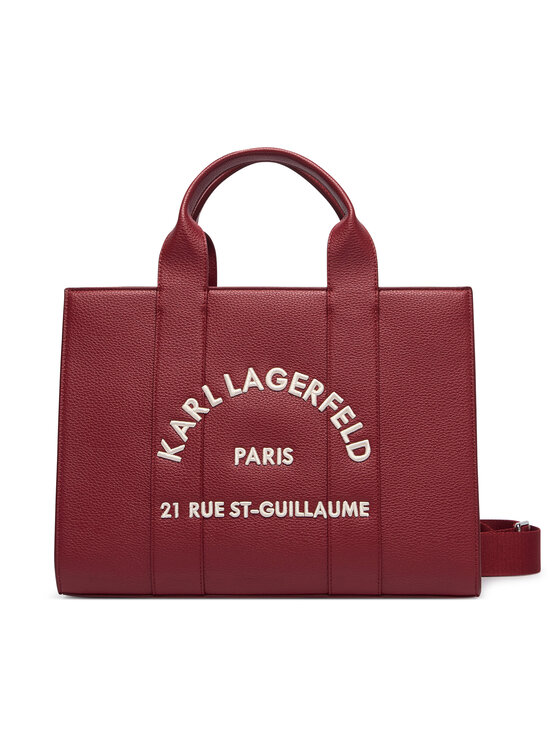 KARL LAGERFELD Kabelka KARL LAGERFELD B1W30041 Bordó