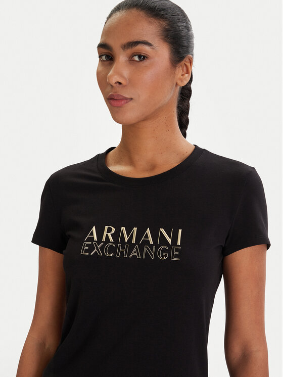 Armani Exchange Armani Exchange Camiseta XW001837 AF16294 UC001 Negro Slim Fit