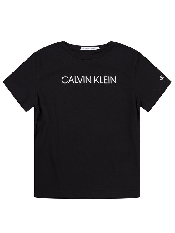 Calvin Klein Jeans Calvin Klein Jeans T-shirt Institutional SS IB0IB00347 Bianco Regular Fit