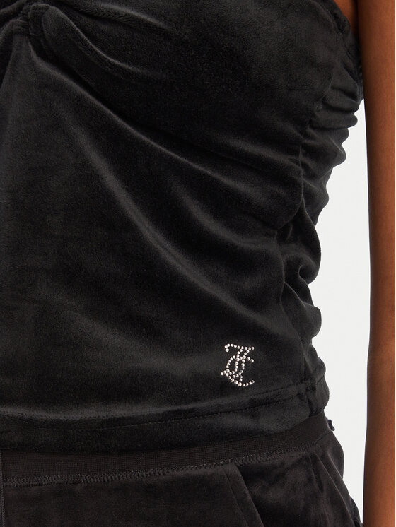 Juicy Couture Juicy Couture Топ JCWCT125325 Чорний Slim Fit