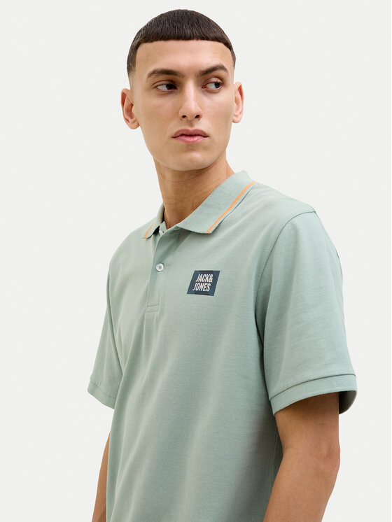 Jack & Jones Jack & Jones Polo majica Hudson 12269238 Zelena Regular Fit