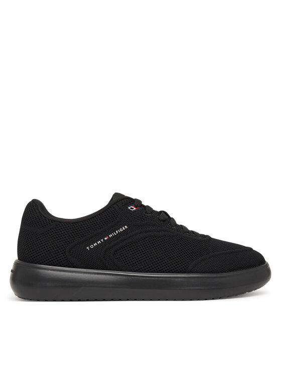 Tommy Hilfiger Laisvalaikio batai Tommy Hilfiger Th Modern Lightcup Knit FM0FM05886 Juoda