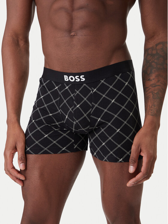 BOSS BOSS Conjunto de calzoncillos boxer 50549856 Negro
