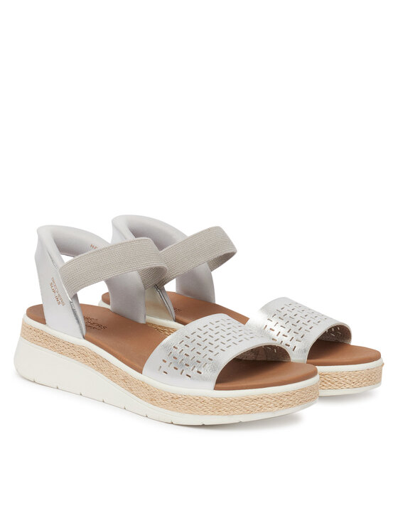 Skechers Босоніжки Skechers Bobs Sun Ray 114415/SIL Срібний