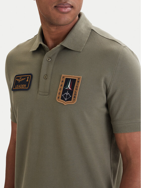 Aeronautica Militare Aeronautica Militare Polo 261PO1927UP00191 Verde Regular Fit