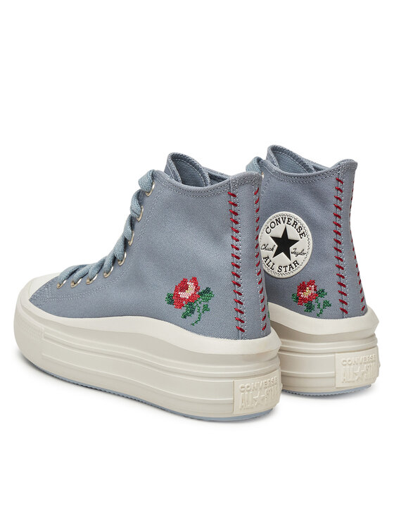 Converse Кеди Converse Chuck Taylor All Star Move Platform Rose A12571C Сірий