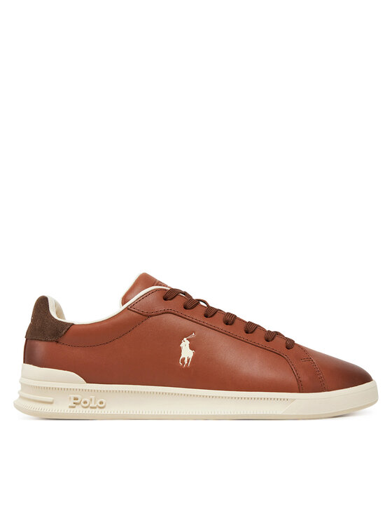 Polo Ralph Lauren Sneakersy Polo Ralph Lauren Heritage Court II 809965073001 Hnědá
