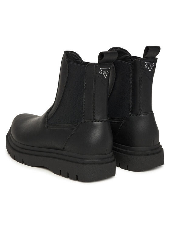 Guess Kotníková obuv s elastickým prvkem Guess FMFFER LEA10 Černá