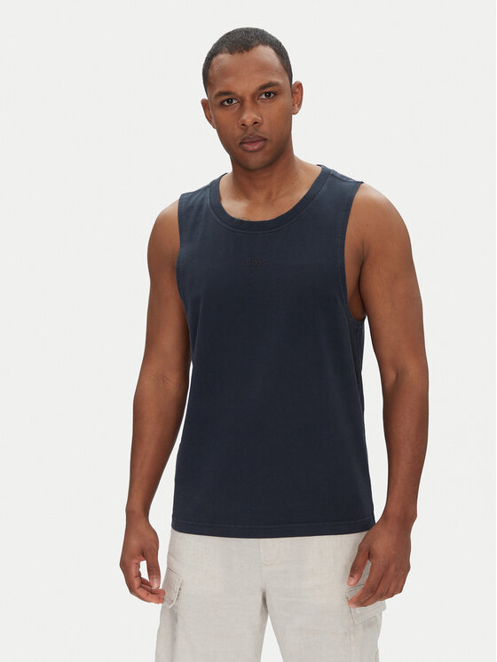 BOSS BOSS Trikó 50536739 Sötétkék Regular Fit