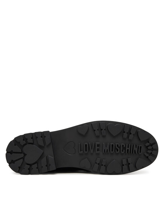 LOVE MOSCHINO Šnurovacia obuv LOVE MOSCHINO JA24254G0NIA0000 Čierna