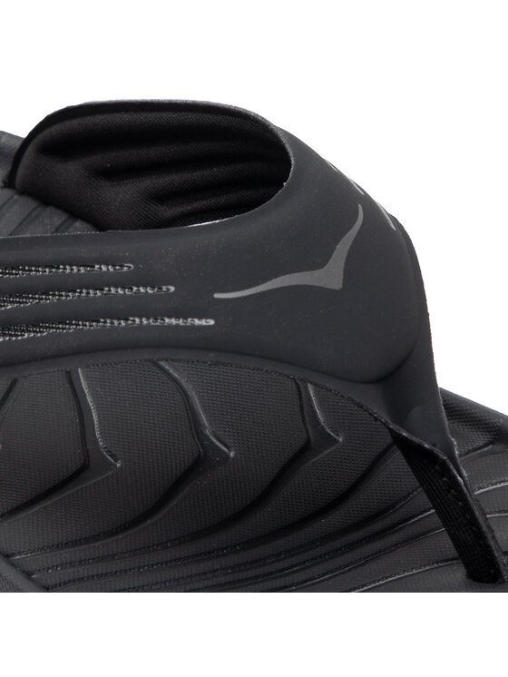 Hoka Čības uz pirksta Hoka Ora Recovery Flip 1099675 Melns