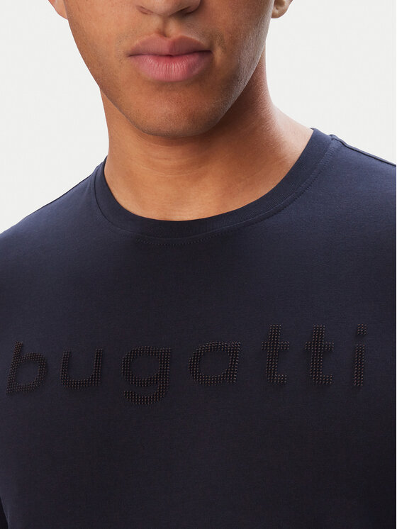 Bugatti Bugatti Camiseta 8350-25048F Azul marino Regular Fit