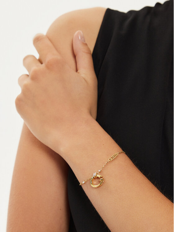 Guess Náramok Guess JUBB04 519JW Zlatá