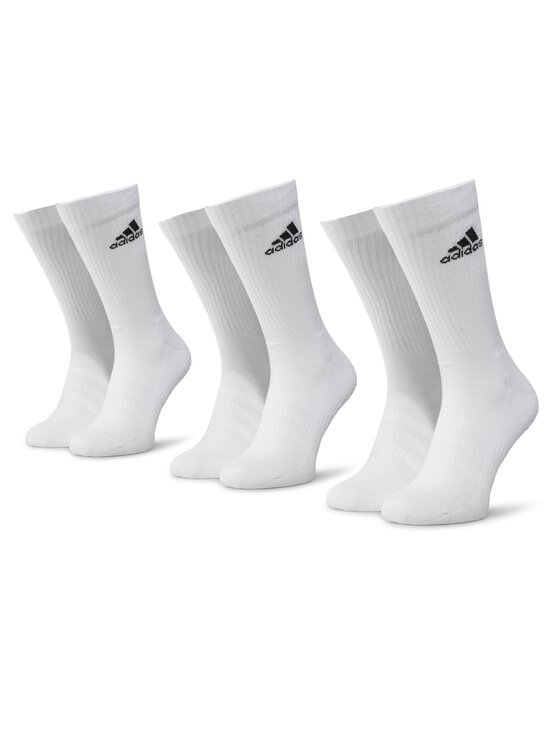 adidas Dlhé ponožky adidas Cush Crw 3PP DZ9356 Biela