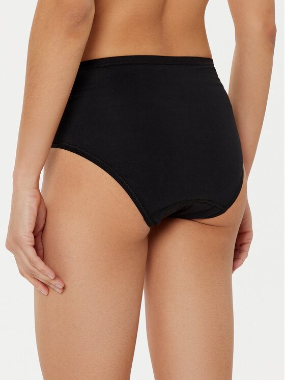 Triumph Triumph Комплект класичних трусиків із високою талією Sense Of Cotton 10225046 Чорний