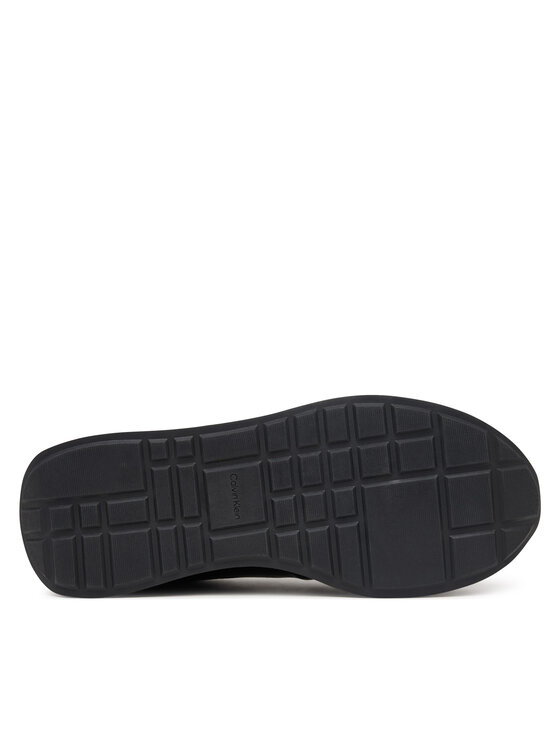 Calvin Klein Сникърси Calvin Klein Retro Runner Ess Lth-Sue HW0HW03248 Черен