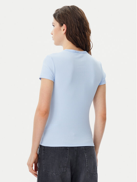 Tommy Jeans Tommy Jeans T-shirt Essential DW0DW17383 Svijetloplava Slim Fit