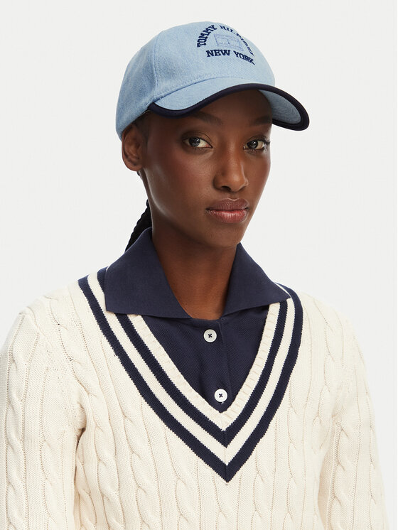 Tommy Hilfiger Șapcă Tommy Hilfiger Flag SummerrAW0AW18892 Albastru