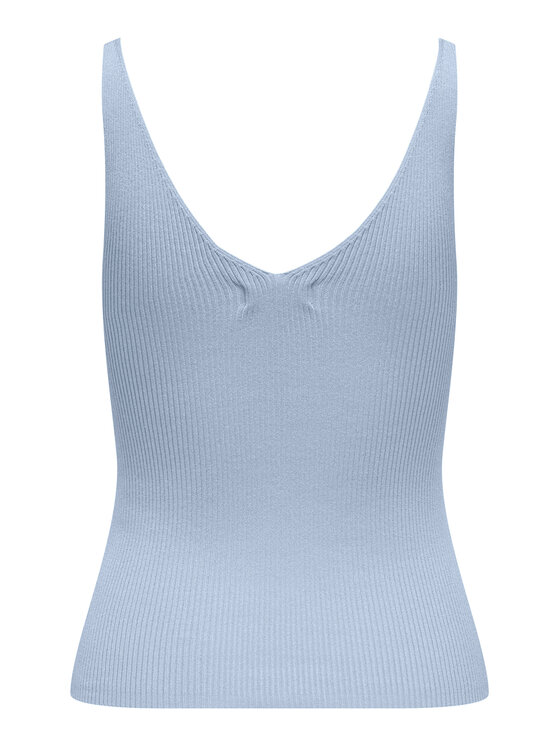 JDY JDY Топ Nanna 15180497 Блакитний Slim Fit