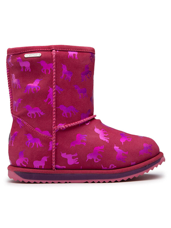 EMU Australia Cizme de zăpadă EMU Australia Rainbow Unicorn Brumby K12373 Roz