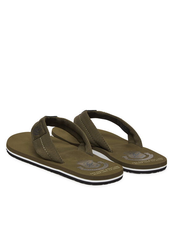 Tommy Hilfiger Chancletas Tommy Hilfiger Patch Hilfiger Beach Sandal FM0FM05804 Verde