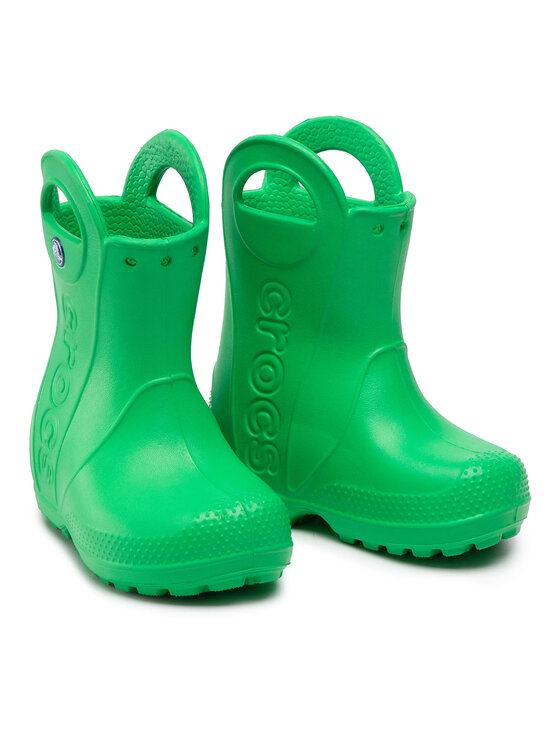 Crocs Gumáky Crocs Handle It Rain Boot Kids 12803 Zelená