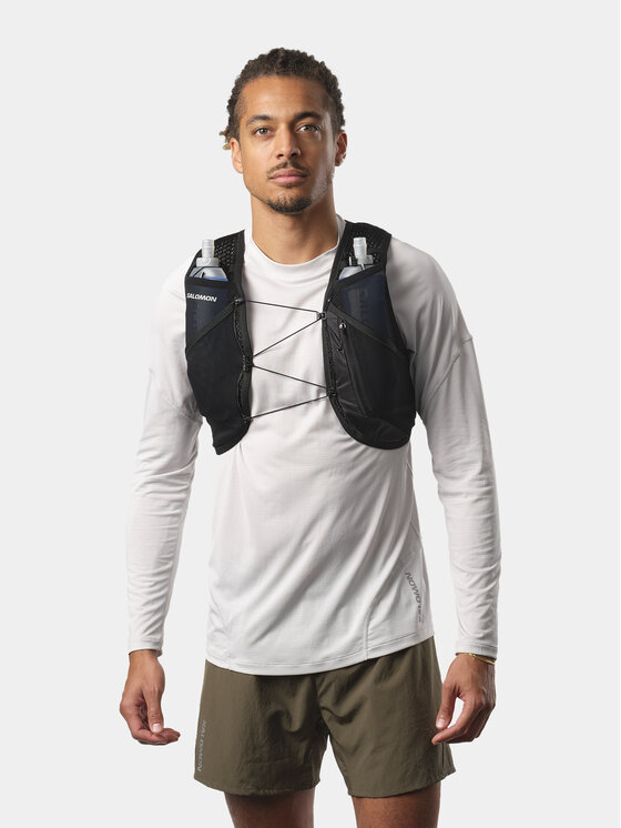 Salomon Рюкзак-жилет для бігу Salomon Active Skin 4 No Flasks LC2205400 Чорний