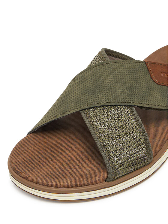 Rieker Klapki Rieker 29083-52 Khaki