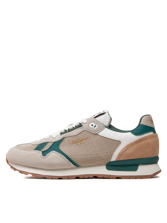 Pepe Jeans Снікерcи Pepe Jeans Brit Retro M PMS40004 Écru
