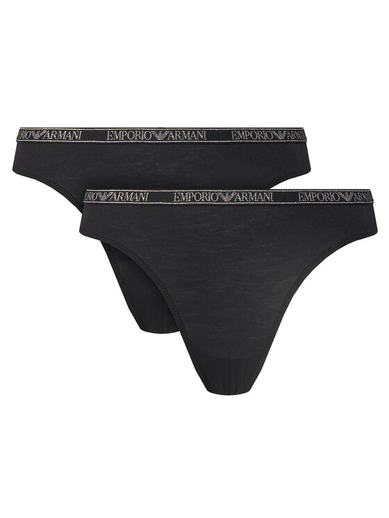 Emporio Armani Underwear Emporio Armani Underwear Комплект стрінгів EW000402 AF10889 MC005 Чорний