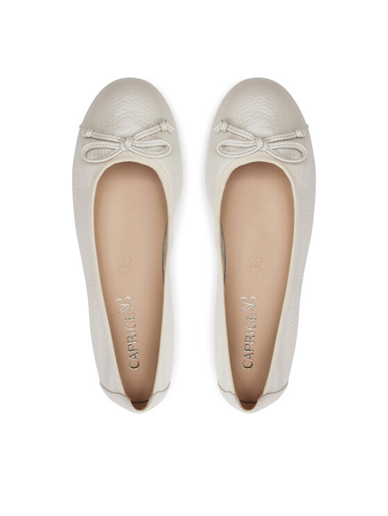Caprice Baleríny Caprice 9-22108-42 Écru