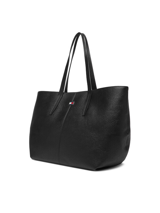 Tommy Jeans Táska Tommy Jeans Tjw Slouchy City Tote AW0AW18789 Fekete