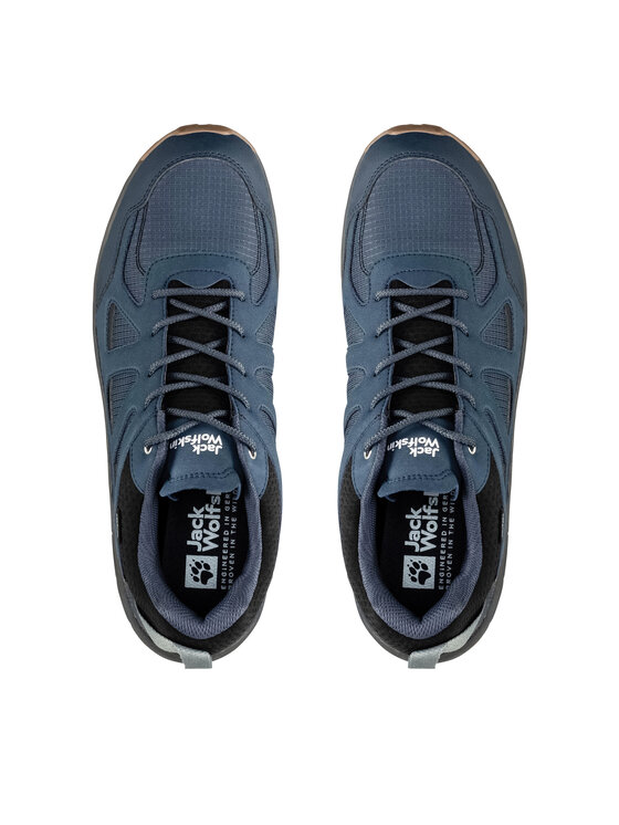 Jack Wolfskin Trekingová obuv Jack Wolfskin Woodland 2 Texapore Low M 4051271 Tmavomodrá