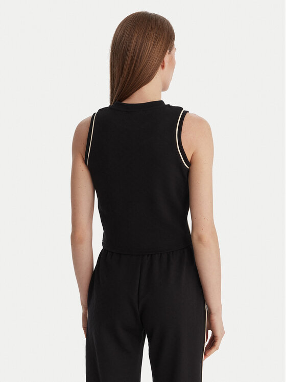 Guess Guess Топ V6GP17 K3215 Чорний Regular Fit