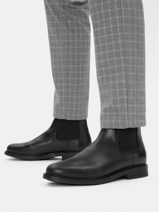 Gant Kotníková obuv s elastickým prvkem Gant 31651089 Černá
