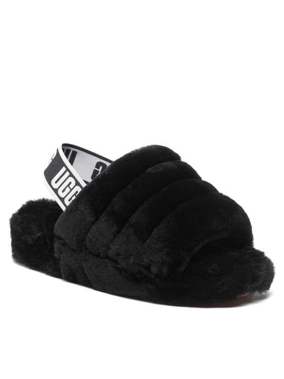 Ugg Тапочки Ugg W Fluff Yeah Slide 1095119 Чорний