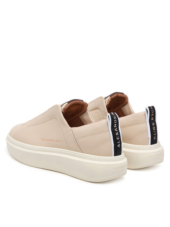 Alexander Smith Αθλητικά Alexander Smith Wembley Slip-On ASBEWLW-1203 Κρεμ