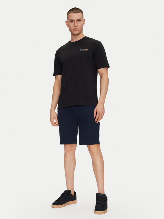 Timberland Timberland Футболка TB0A6DMA Чорний Regular Fit