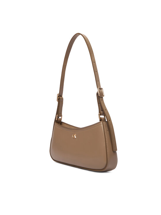 Calvin Klein Borsetta Calvin Klein Ck Small Shoulder Bag LV04F3170G Beige