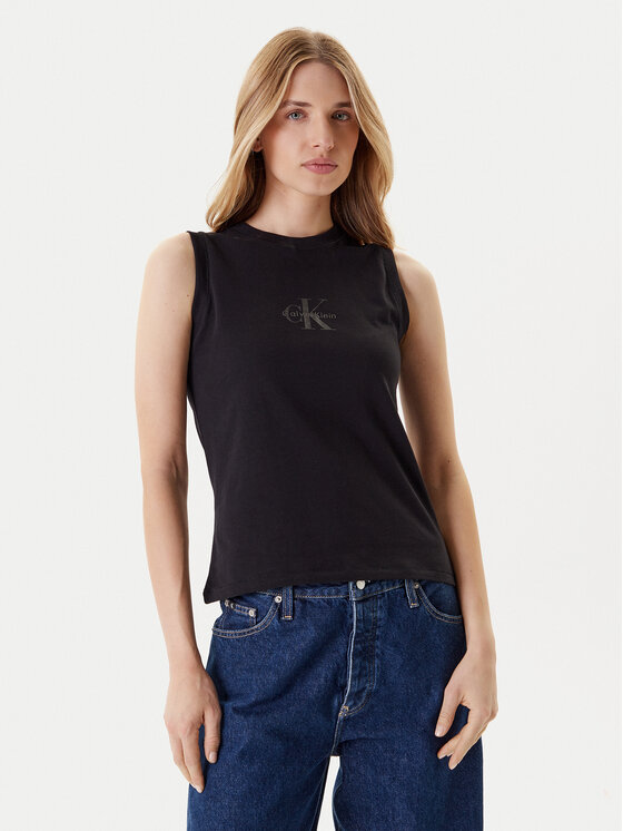 Calvin Klein Jeans Calvin Klein Jeans Marškinėliai LV047C852G Juoda Regular Fit
