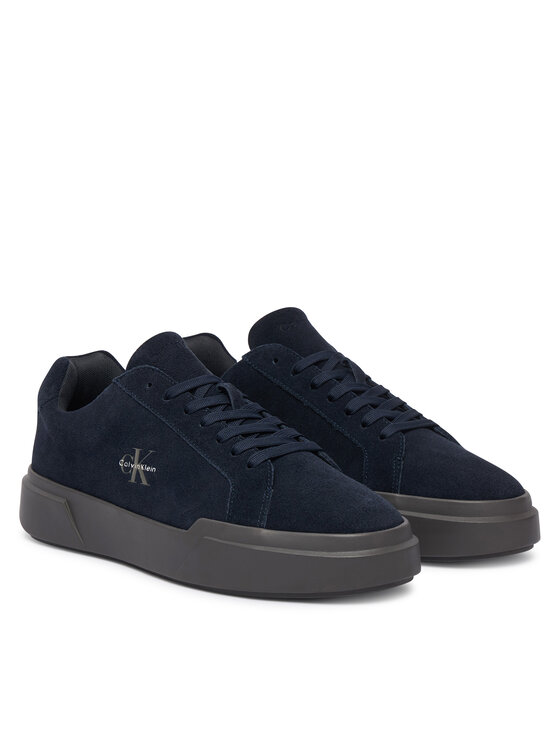 Calvin Klein Sneakersy Calvin Klein Chunky Cupsole Laceup SU YM0YM01453 Granatowy