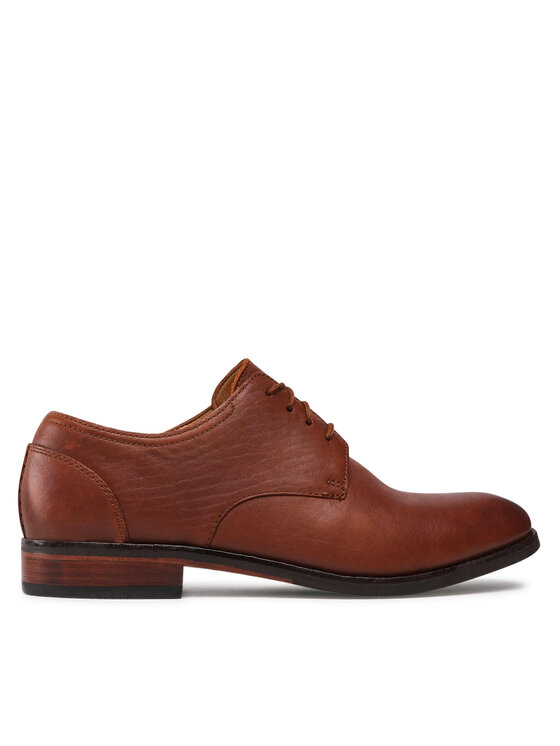 Clarks Туфлі Clarks Flow Plain 261477987 Коричневий