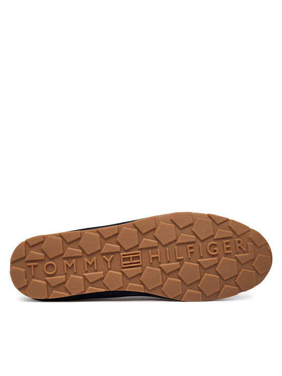 Tommy Hilfiger Sportcipők Tommy Hilfiger Th Bella Low Runner Suede FW0FW09189 Sötétkék