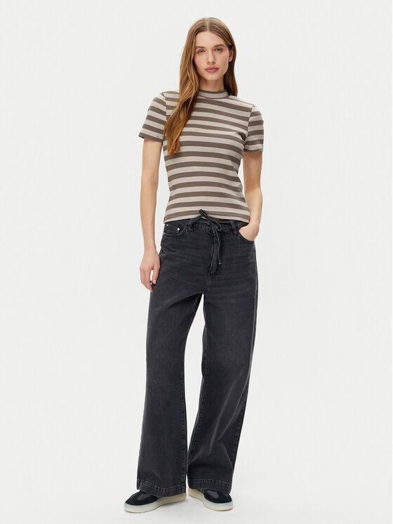 Noisy May Noisy May Футболка Elinor 27033178 Бежевий Slim Fit