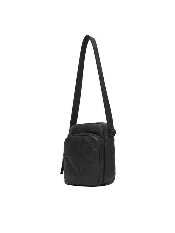 Calvin Klein Torbica oko struka﻿ Calvin Klein Puffer Reporter LV04D3164G Crna