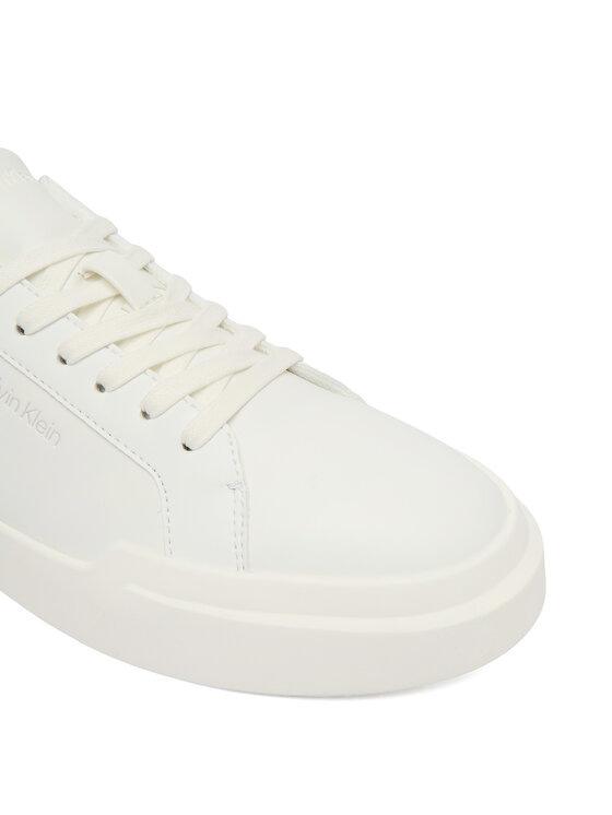 Calvin Klein Sneakers Calvin Klein Chunky Cupsole Laceup Lth Bt Aop YW0YW02036 Bianco