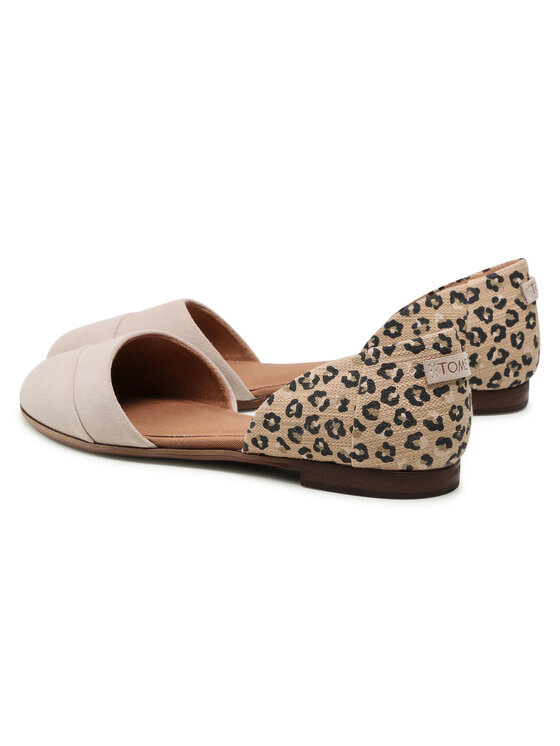 Toms Nizki čevlji Toms Jutti D'Orsay 10016385 Bež